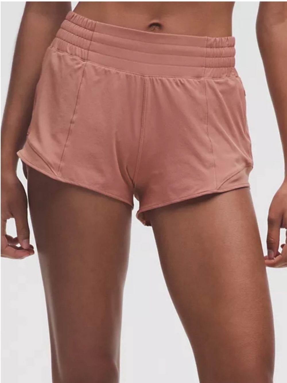 LULULEMON Hotty Hot Low Rise Short 2.5” Lined in Red Canyon, NWT, size 12